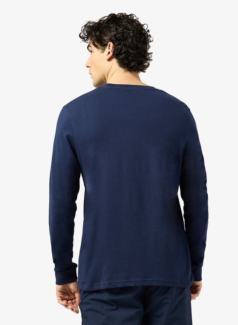 Reebok REMI BIG LOGO CREW NECK LS TEE - Image 2