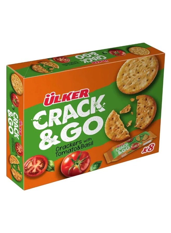 Ulker Crack and Go Crackers with Tomato and Basil- 8 X 30gms