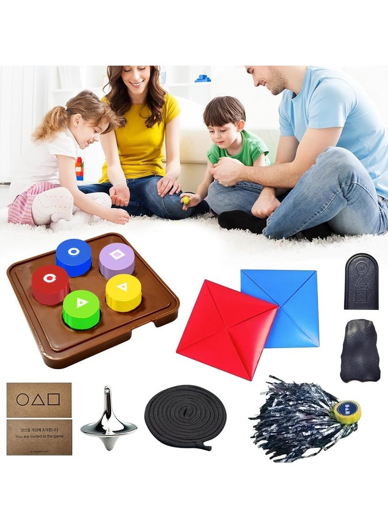 15-Piece Gonggi Stones Set – Traditional Korean Gonggi Game for Kids & Adults – Folk Game, Carnival, Family & Group Activities – Includes Mahjong-Style Play Stones  - Image 1