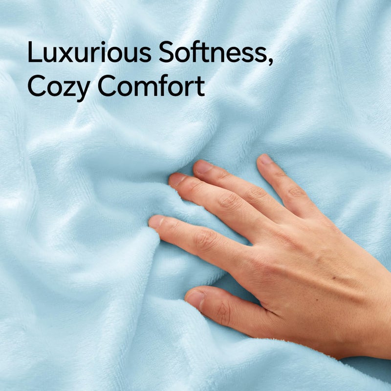 بيديليت بيدليت فانيلا وسادة مجموعة قياسية من 2 غطاء سادة الصوف الناعم مع سحاب لأريكة غرفة نوم الأريكة الفاخرة دافئة دافئ وسادة المخملي - Image 4