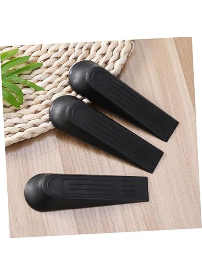 MySouqEg | سدادات أبواب (عدد 2) - مصدات أبواب للمنزل والحمام بتصميم غير قابل للانزلاق ومادة مقاومة للاهتراء لمنع ارتطام الأبواب وإصابات الأصابع (أسود). - Image 5