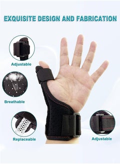 Polish'D Thumb Splint with Wrist Support Brace-Thumb Brace for Carpal Tunnel or Tendonitis Pain Relief,Wrist Brace Fits Both Left and Right Hands  - Image 5