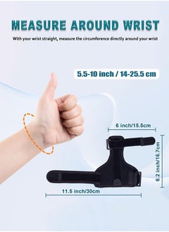 Polish'D Thumb Splint with Wrist Support Brace-Thumb Brace for Carpal Tunnel or Tendonitis Pain Relief,Wrist Brace Fits Both Left and Right Hands  - Image 4