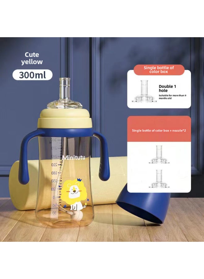 ميني توتو نانو كولور فايد ماوث بي بي كوب واحد ثلاثي الاستخدام كوب الشفاطة زجاجة الرضاعة حلمة الشفط فوهة منقار البط للرضع 300