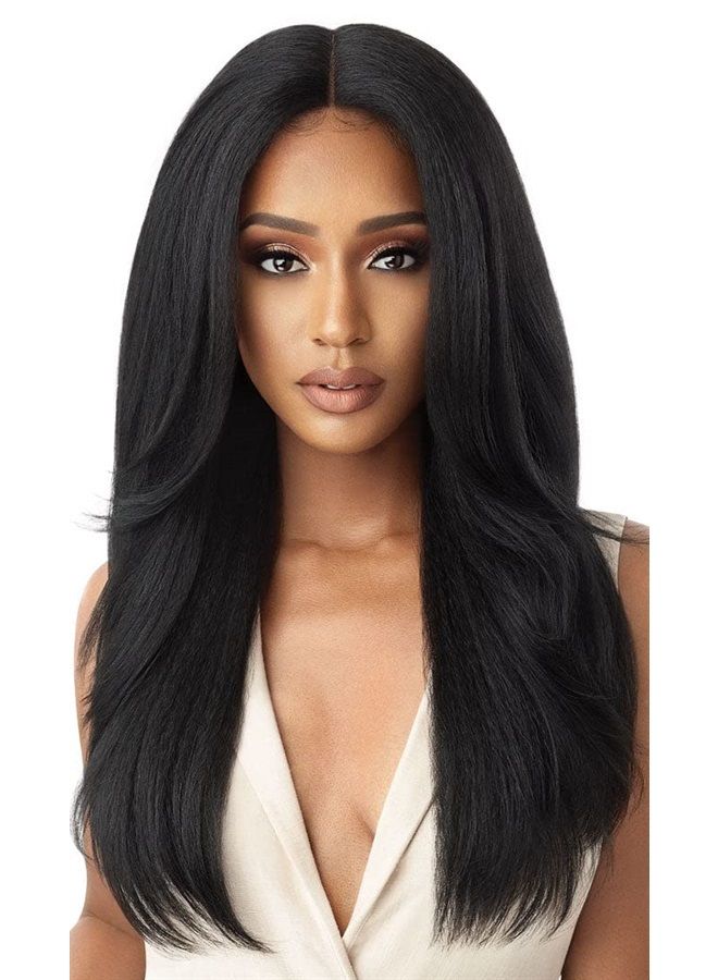Outre HD Lace Front Wig Soft N Natural Neesha 203 (1B) - Image 1
