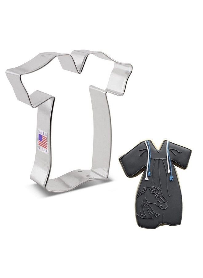 Ann Clark Cookie Cutters - Graduation Gown Cookie Cutter 4" Made In Usa By Ann Clark - Image 1