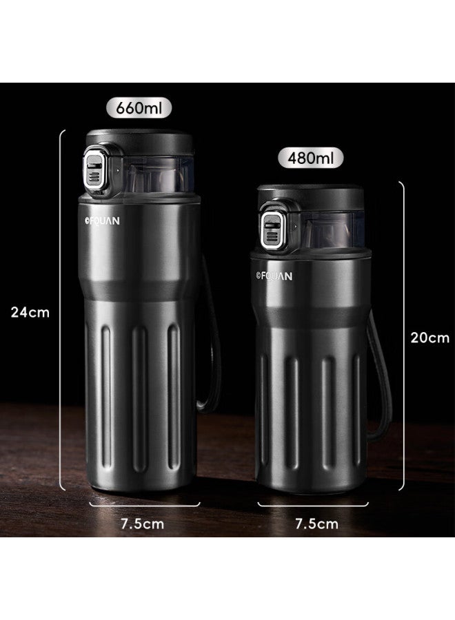 Private Selection Tea Separation Insulated Mug For Men With Ceramic Liner High-end Business Car Travel Tea Cup