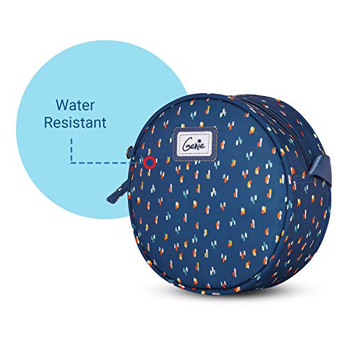Genie Spritz Navy Blue 2 Ltrs Circle Sling Bag For Girls/Women - Image 3