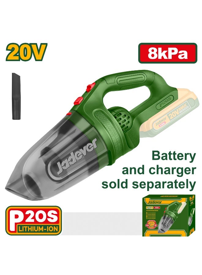 JADEVER battery vacuum cleaner with battery and car charger JDLV20201 - Image 1