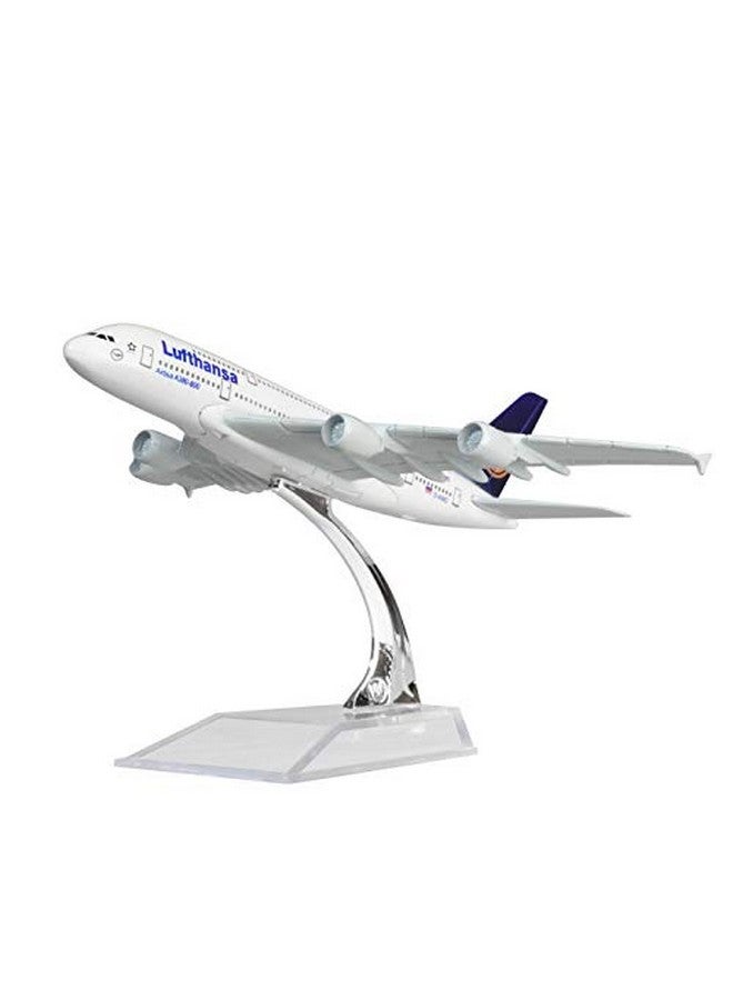 Toytle Luftansa A380 16cm Alloy Metal Model Aircraft