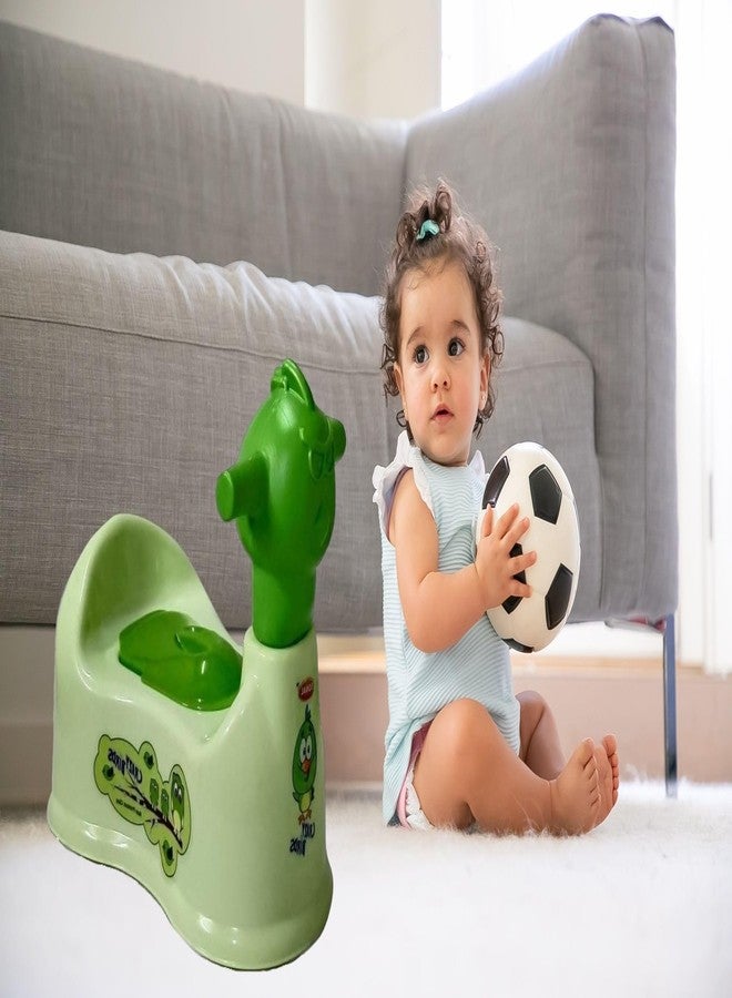 Moltres - Crazy Bird Baby Potty Seat - Baby Toilet Trainer Potty Seat with Removable Tray, Lid Cover - For 6 to 24 Months Baby (Green) - Image 3