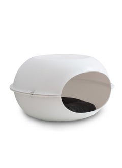 Bergamo Kennel for Cats Cuccia Luna White 57 x 48 x 31 Cm 