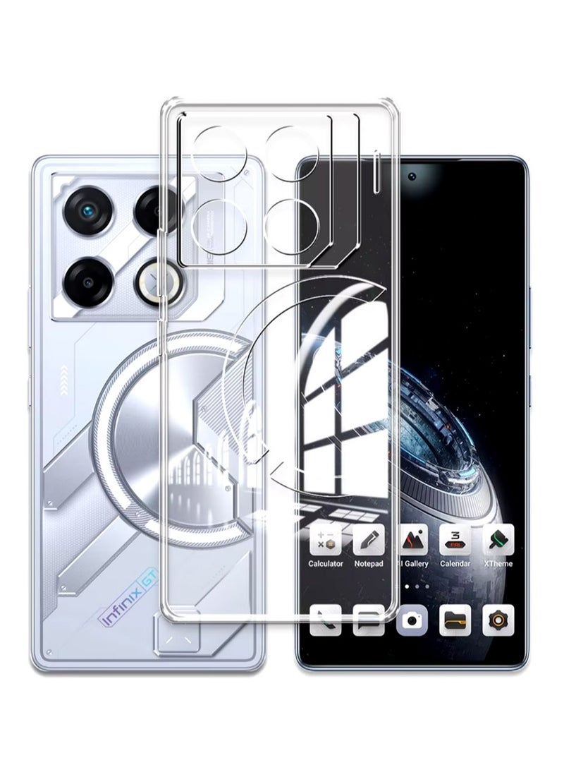 Techie غطاء خلفي شفاف مضاد للصدمات من TPU Soft Corner Ultra Slim لجهاز Infinix GT 20 Pro - Image 4