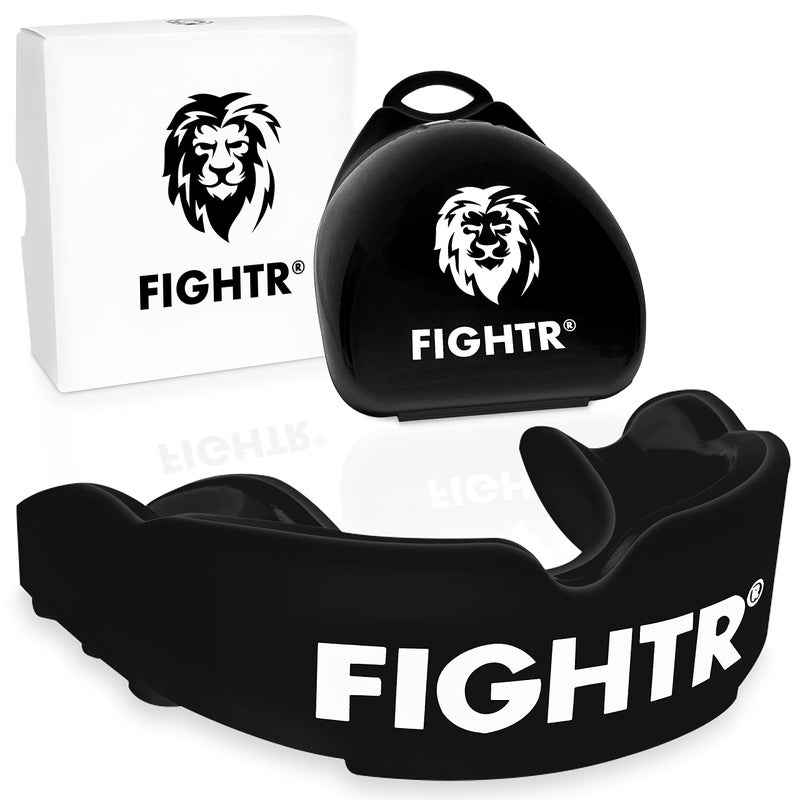 FIGHTR® Premium Mouth Guard - for Excellent Breathing & Easy to fit | Sports Mouth Guard for Boxing, MMA, Football, Lacrosse, Hockey and Other Sports | incl. hygienic Box - Image 1