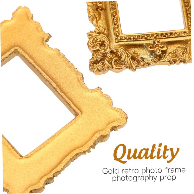 Vintage Wooden Photo Frame Set Of 5 For Home Decor Shop Display And Photography Props - Image 5