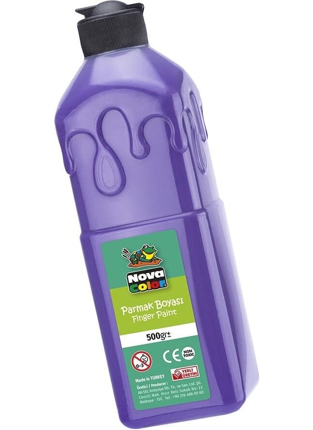 Nova Color - Finger Paint 500 gr 1 Piece Washable Finger Painting for Children - Image 1