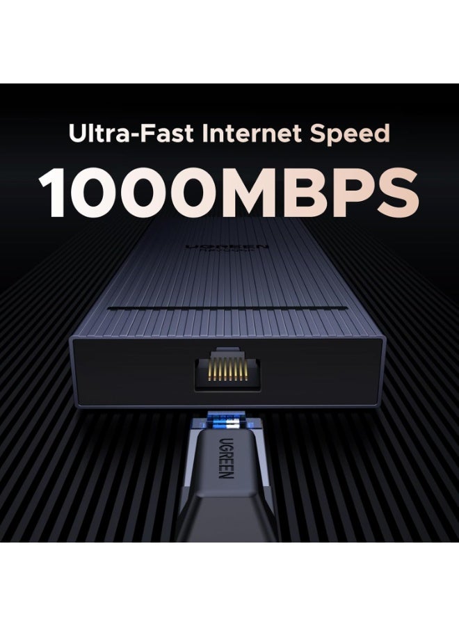 UGREEN Revodok 10 in 1 USB C Docking Station Dual 4K Monitor, USBC Hub with 2 HDMI, USB A&C 3.2 Ports, SD/TF Card Reader, PD 100W Charging, USB C Dock with 1Gbps Ethernet for Dell, HP, XPS and More - Image 5