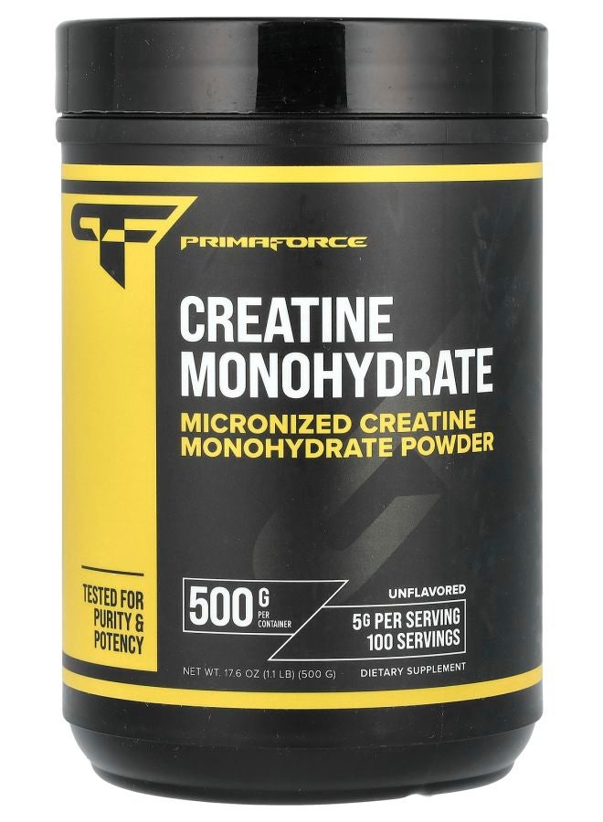 Primaforce Creatine Monohydrate Unflavored 1.1 lb (500 g)