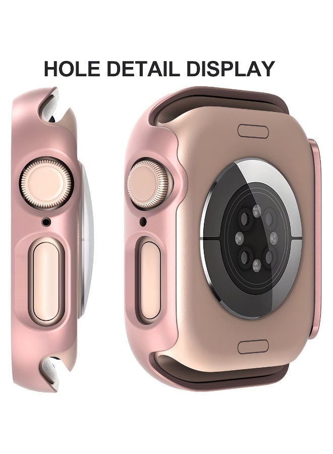 ROFE Apple Watch Series 11 10 42mm case with Tempered Film Screen Protector, Full Protective Hard PC Bumper Touch Sensitive HD Screen Cover(42mm,Clear) - Image 5