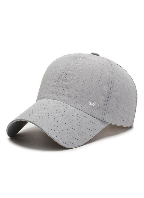 Alo Yoga Lightweight Breathable Mesh Outdoor Sports Cap with Sun Protection and UV Blocking Function (Covered with Net Eyelets)