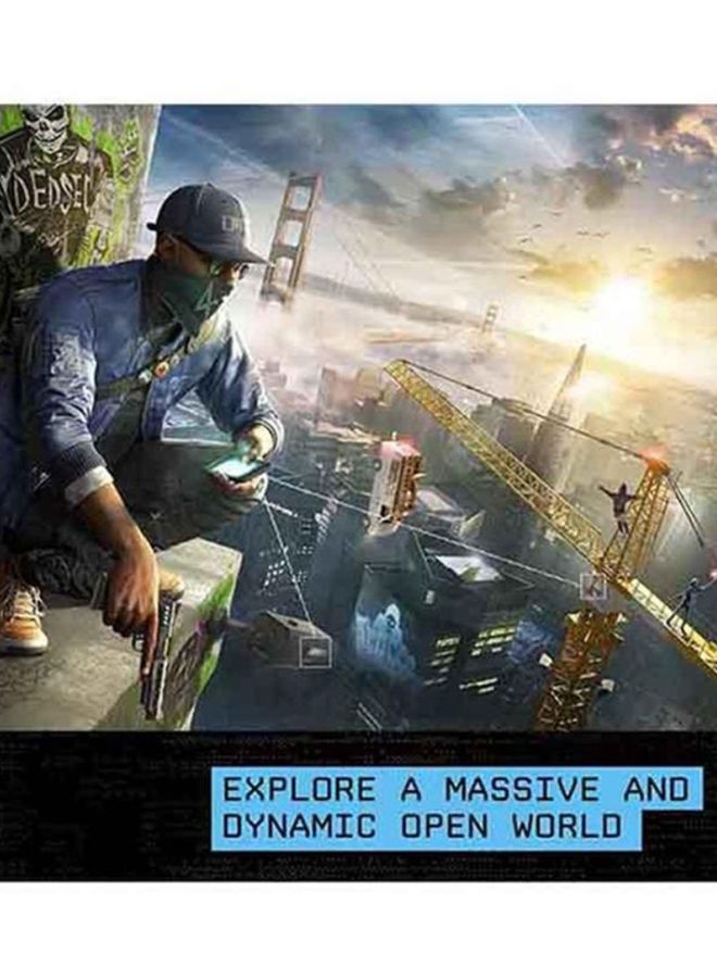 أوبيسوفت لعبة الفيديو "Watch Dogs 2" - متوافقة مع نظام NTSC - المنطقة 1 - مغامرة - playstation_4_ps4 - Image 2