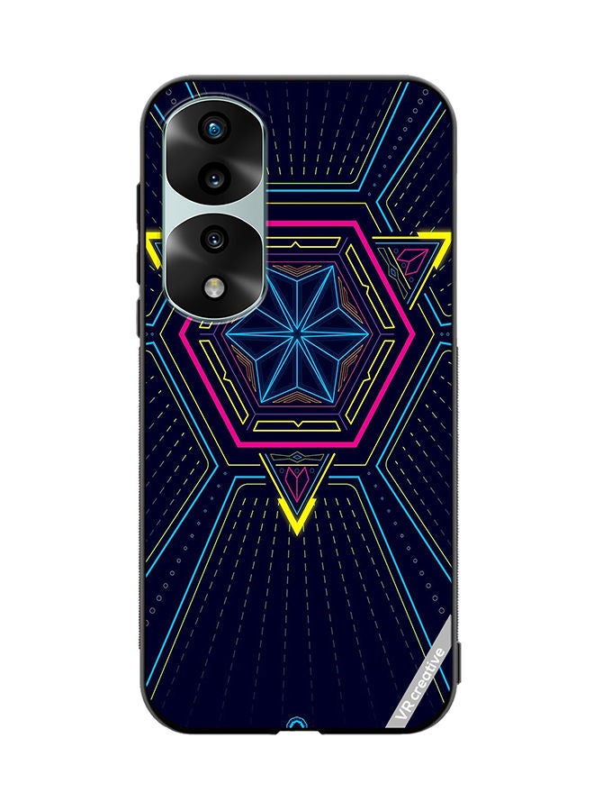 VR CREATIVE Protective Case Cover For Honor 70 Pro plus Abstract Design Multicolour - Image 1
