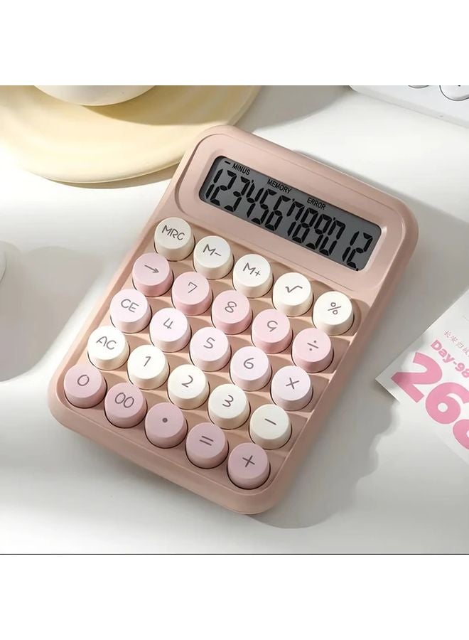 Candy Blue And Candy Purple 12 Digit LED Desktop Calculator With Sensitive Clicking Sound - Image 5