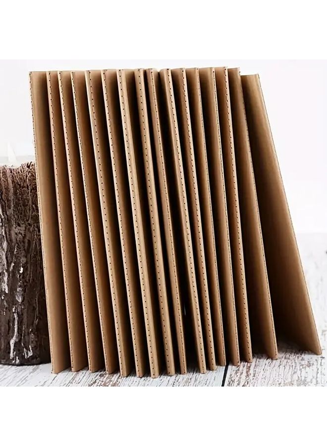 A5 Kraft Paper Notebook 3 Pack Lined Travel Journal 72 Pages Thick Paper - Image 5