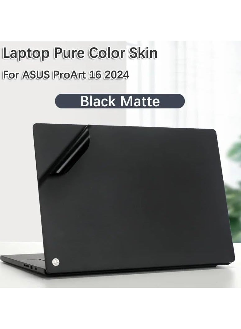 عام "غلاف ملصقات لحاسوب Asus ProArt P16 2024 H7606/H7606W مقاس 16 بوصة - فيلم حماية من الخدوش بتغطية ثلاثية الجوانب" - Image 2