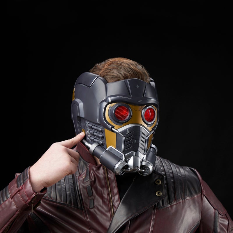 HASBRO - GAMING Guardians Of The Galaxy - Marvel Legends Star-Lord Premium Electronic Helmet (With Light and Sound Effects)  - Image 5