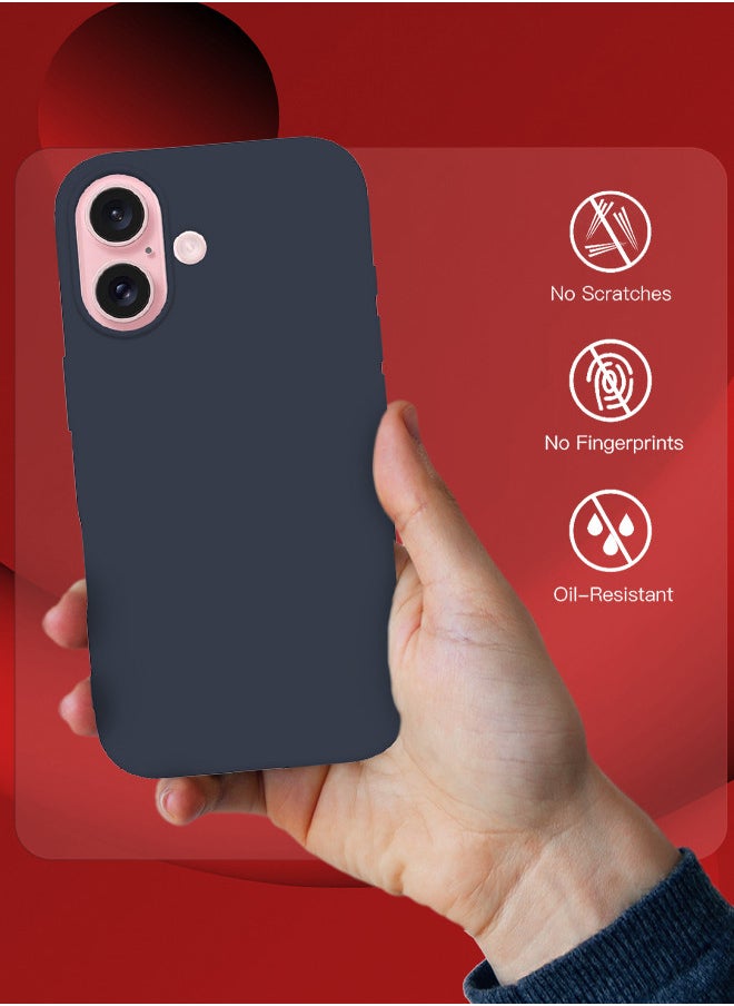 CATANES (for iPhone 16) 3 Pack Case and 2 Screen Protectors, Slim Silicone Case, Full Covered Anti Scratch Shockproof Protective Cover  - Image 4