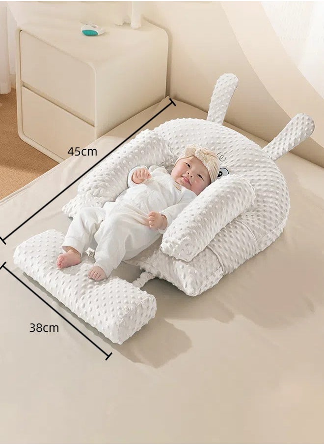 Aissiora Baby recliner pillows Baby wedge pillows Baby ramp pillow Ergonomic anti-vomiting pillow Pillow to prevent baby reflux Height adjustable Breastfeeding pillows Anti-rollover baby pillow  - Image 2