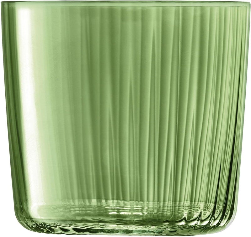 LSA Gems Tealight Holders Set of 4-Piece Hx6cm Ribbed Glass Candle Holders, Made in Poland - Image 2