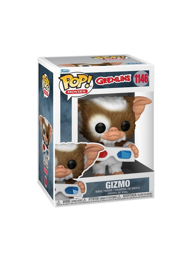 Funko Pop! Movies: Gremlins - Gizmo with 3D Glasses, Multicolor, Horror Theme - Image 1