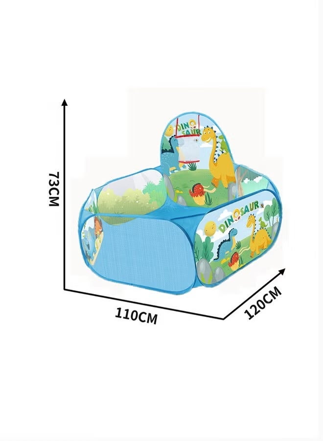 Kids Ball Pit, Pop Up Children Play Tent, Toddler Ball Pool Baby Crawl Playpen with Basketball Hoop, Portable Toys for Girls Boys - Image 2
