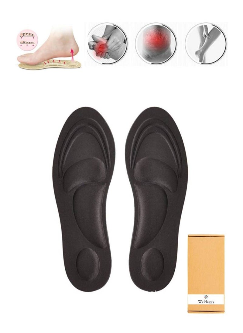 We Happy 4D Foam Comfort Shoe Insole Help Against Foot Pain Cushioning Metatarsal Arch and Heel Support  - Image 1