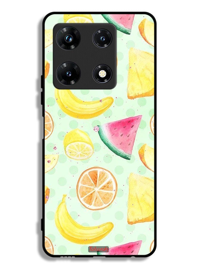 Tolwak Infinix Note 30 Pro Protective Case Cover Fruits Watercolor Art - Image 1