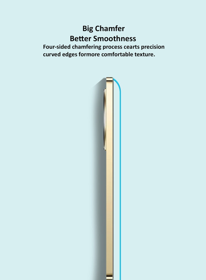 جيماكس واقي شاشة من الزجاج المقوى بحواف منحنية من سلسلة Premium 9H 2.5D لهاتف Realme 12+ / 12 Plus 5G 2024 شفاف - Image 5