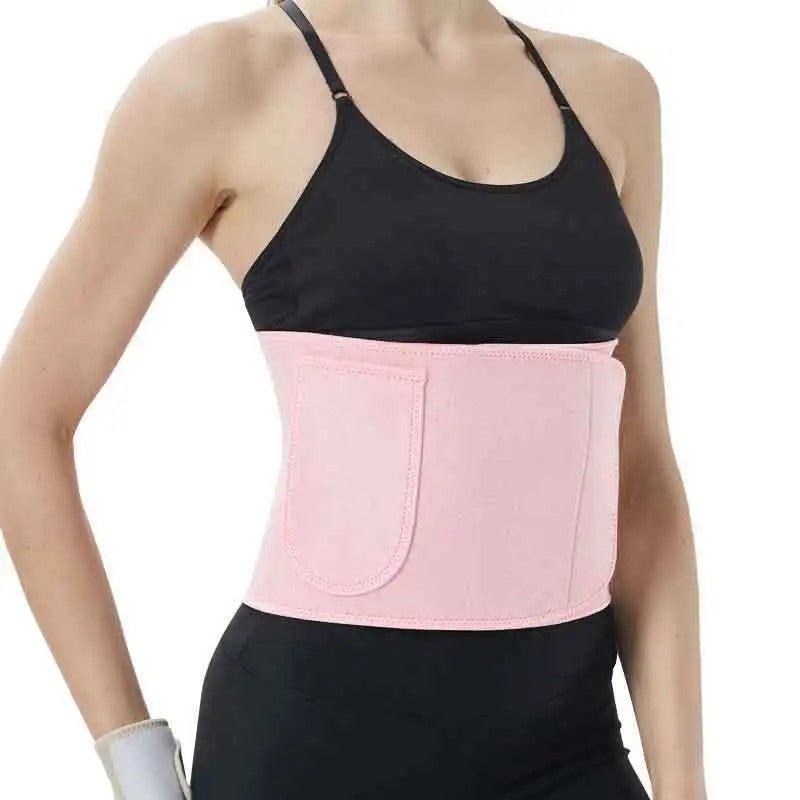 Bluejw Silver Ion Waist Trimmer - Adjustable Slimming Belt for Women & Men - Weight Loss Support - Image 3