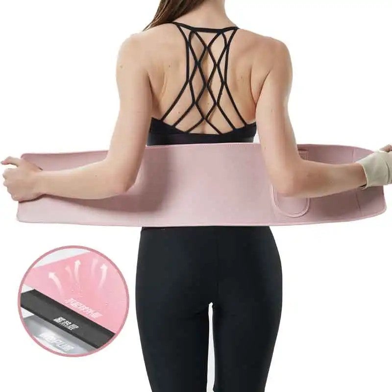 Bluejw Silver Ion Waist Trimmer - Adjustable Slimming Belt for Women & Men - Weight Loss Support - Image 4