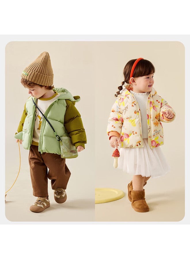 Minibala Uni Kids Baby Down Jacket With Animal Hood Soft Down Coat Autumn Winter New Arrival Waterproof Windproof Dustproof - Image 1