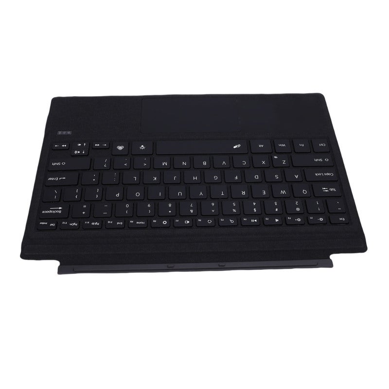 Wireless Keyboard For Surface Pro Black Magnetic Keyboard Cover With 7 Color Backlit - Comfortable Typing Large Gesture Touchpad Bluetooth Tablet Keyboard for Work Leisure Travel - Image 4