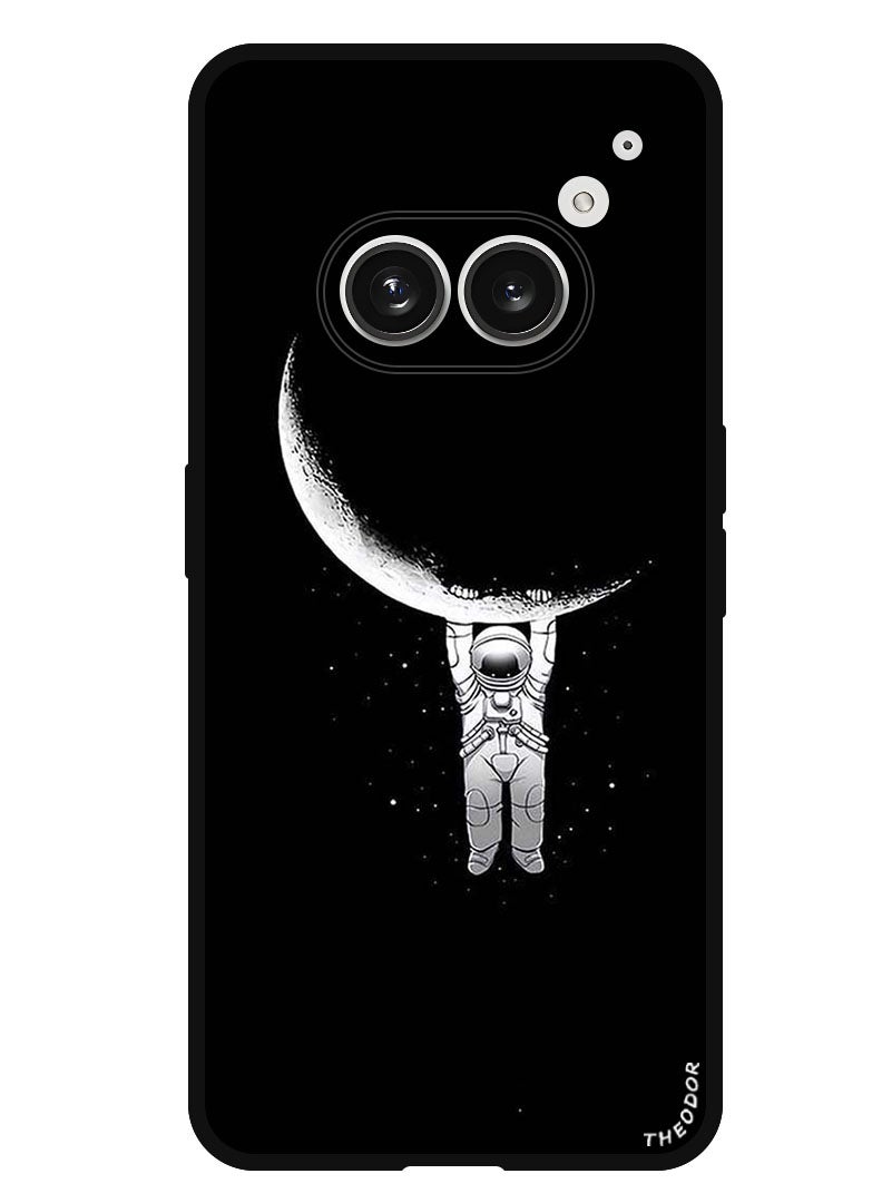 Theodor Protective Case Anti Scratch Shock Proof Bumper Cover For Nothing Phone (2a) Astronaut & Moon - Image 1