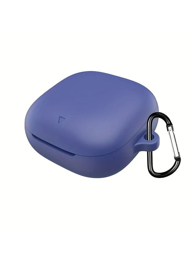 غطاء واقي أزرق منتصف الليل مع خطاف مجاني لحالة سماعات Anker Soundcore Liberty 5، تصميم مضاد للسقوط - Image 1