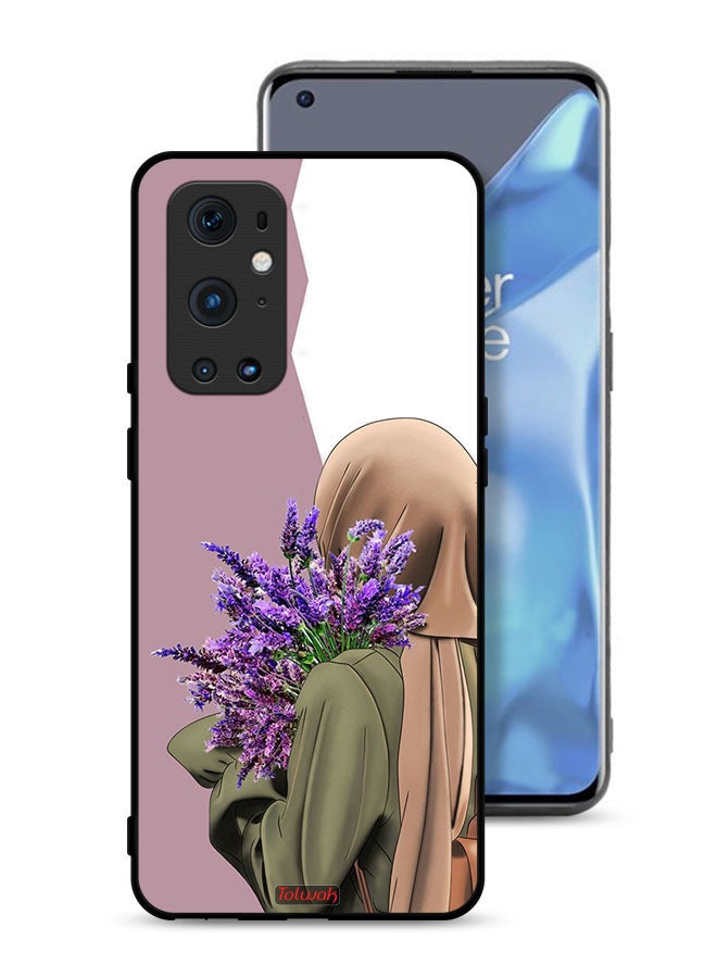 Tolwak OnePlus 9 Pro 5G Protective Case Cover Holding Flower - Image 1