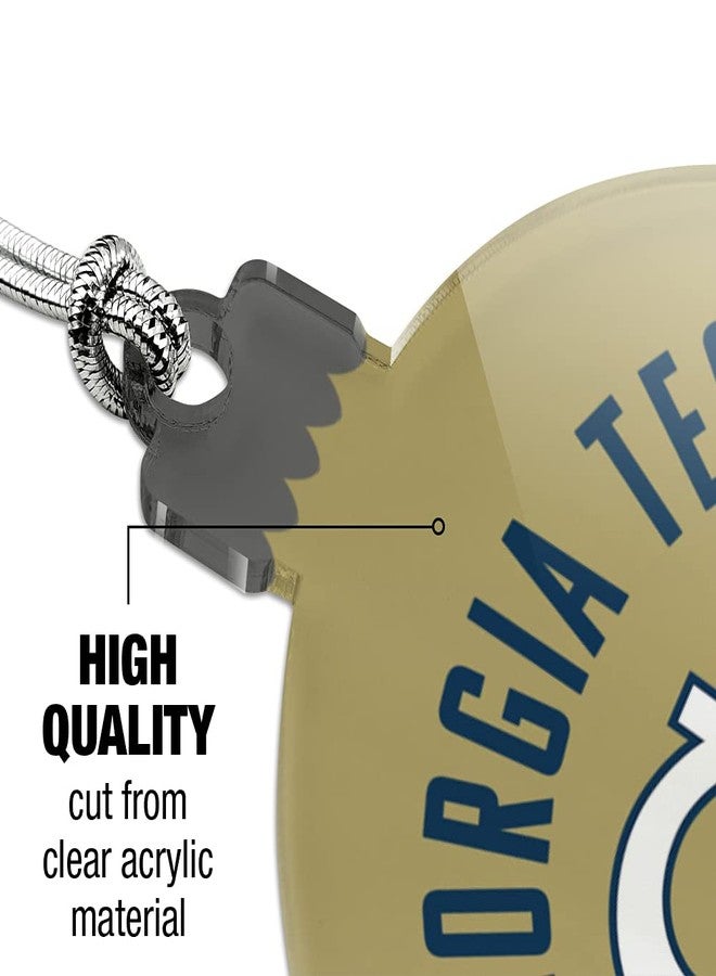 GRAPHICS & MORE Georgia Tech Yellow Jackets Acrylic Christmas Tree Holiday Ornament - Image 4