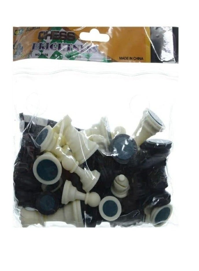 Large Chess Pieces In A Vacuum Bag - 6 Years And Above 