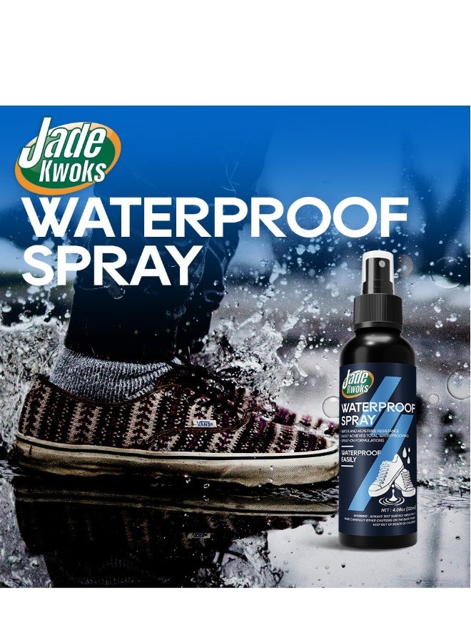 JADE KWOKS Waterproof Spray Long Lasting High Performance Universal Shoes Dirt Protector Spray 120ml - Image 3