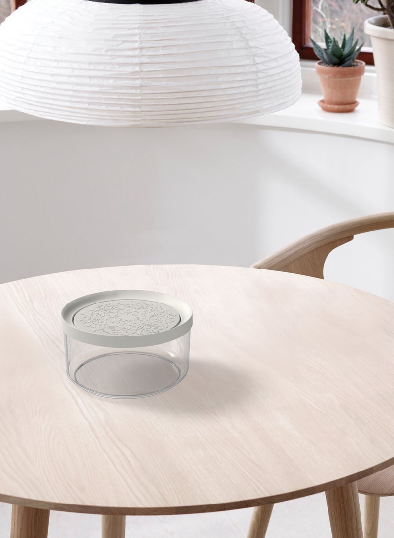 Biesse Plastic Round Food Storage and Preserving with Cream lid 3.4L - Image 3