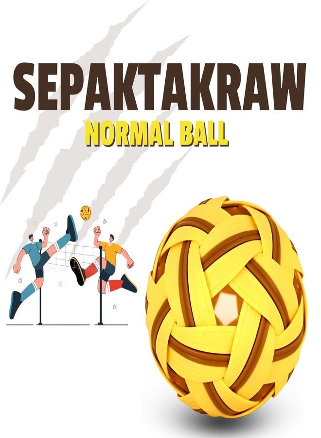 VAYINATO Sepak Takraw Ball - Official Kick Volleyball for Men & Women | Competition Grade | Imported from Thailand | Durable & Lightweight | Ideal for Training & Tournament - Image 5